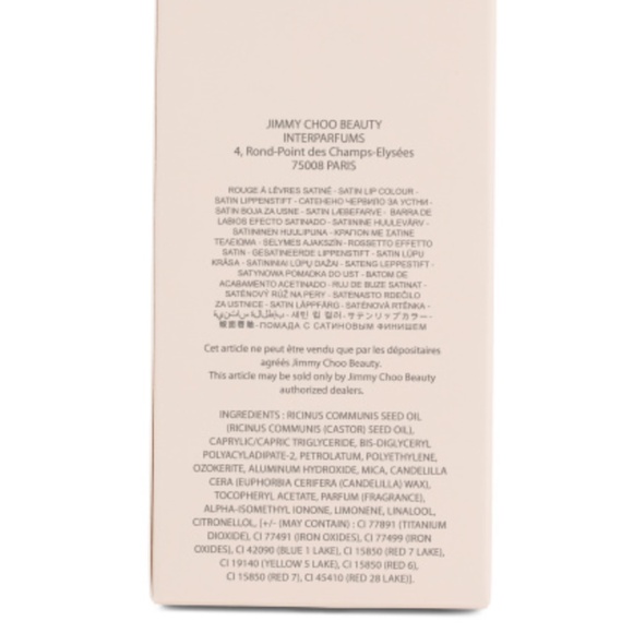 NWT JIMMY CHOO Seduction Collection Matte Lipstick Hot Pink - Picture 2 of 8